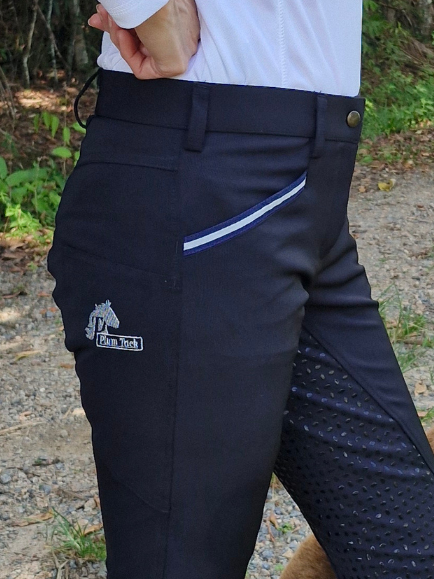 CoolMax Black Riding Breeches – Silicone or Zero Silicone | Classic or Phone Pockets