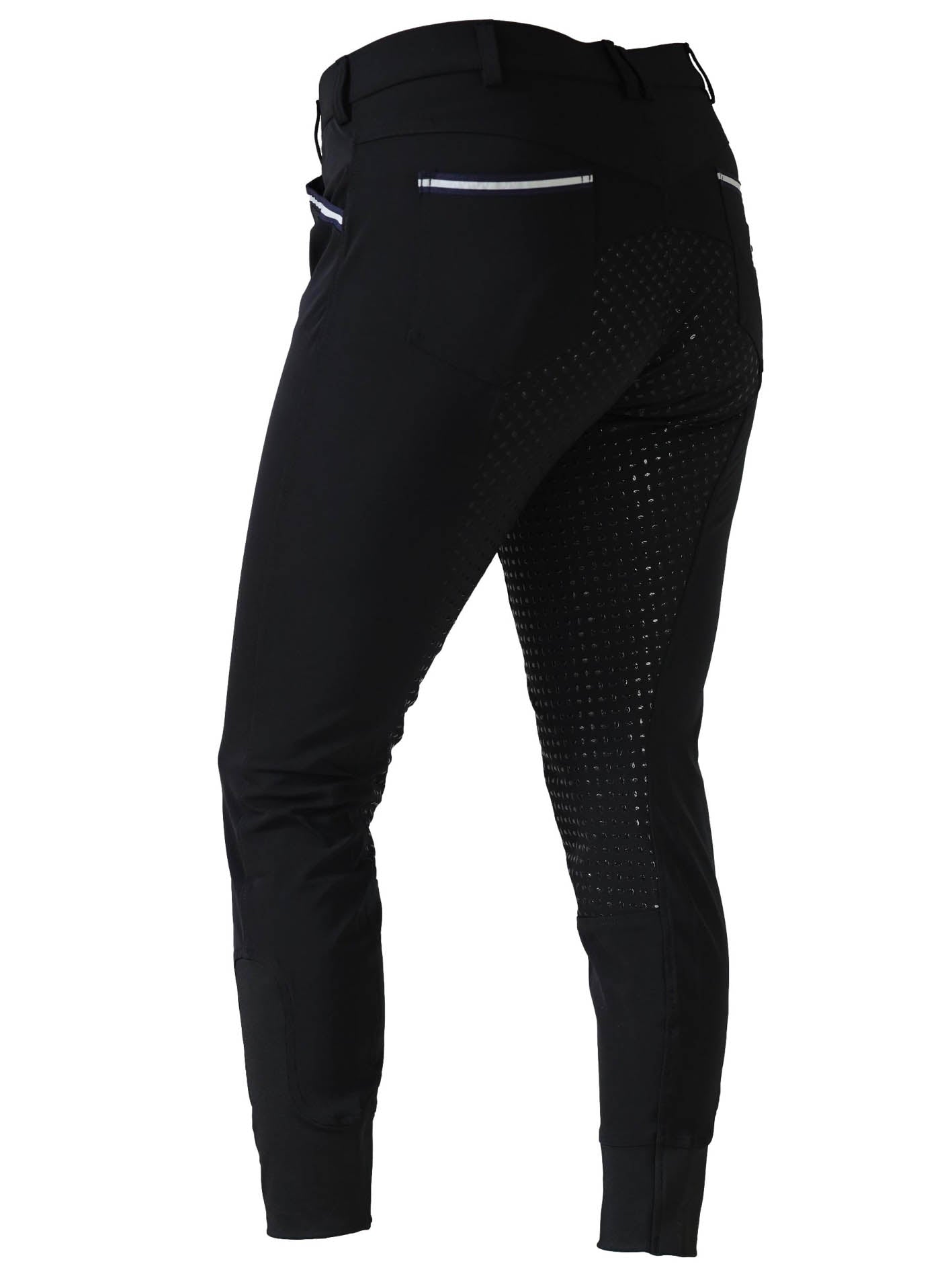 CoolMax Black Riding Breeches – Silicone or Zero Silicone | Classic or Phone Pockets