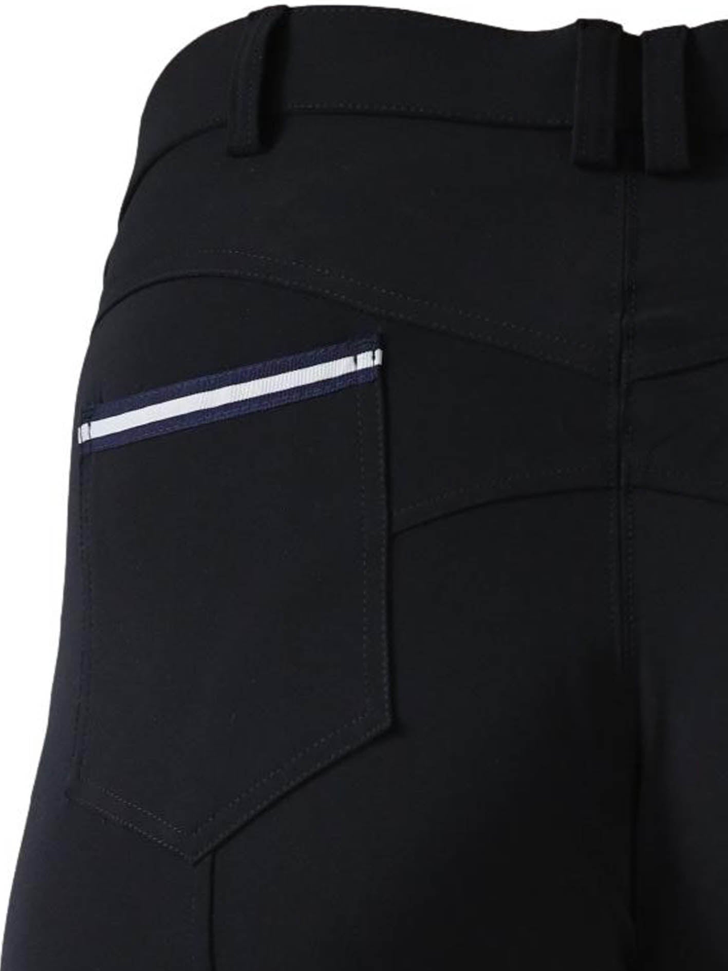 CoolMax Black Riding Breeches – Silicone or Zero Silicone | Classic or Phone Pockets