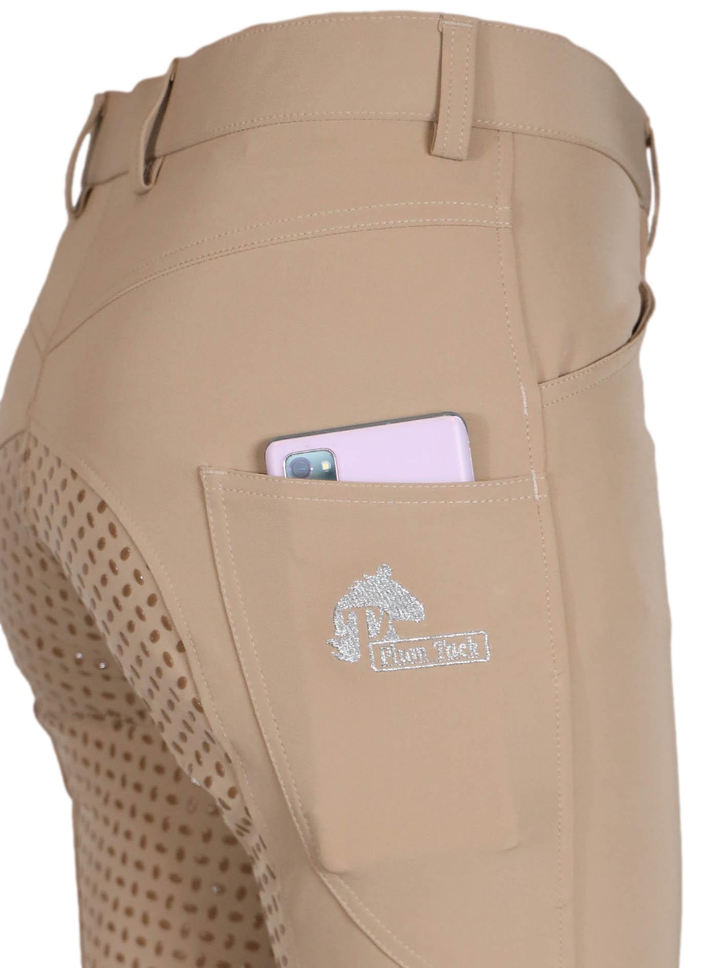 Beige CoolMax Competition Breeches with or without silicone seat