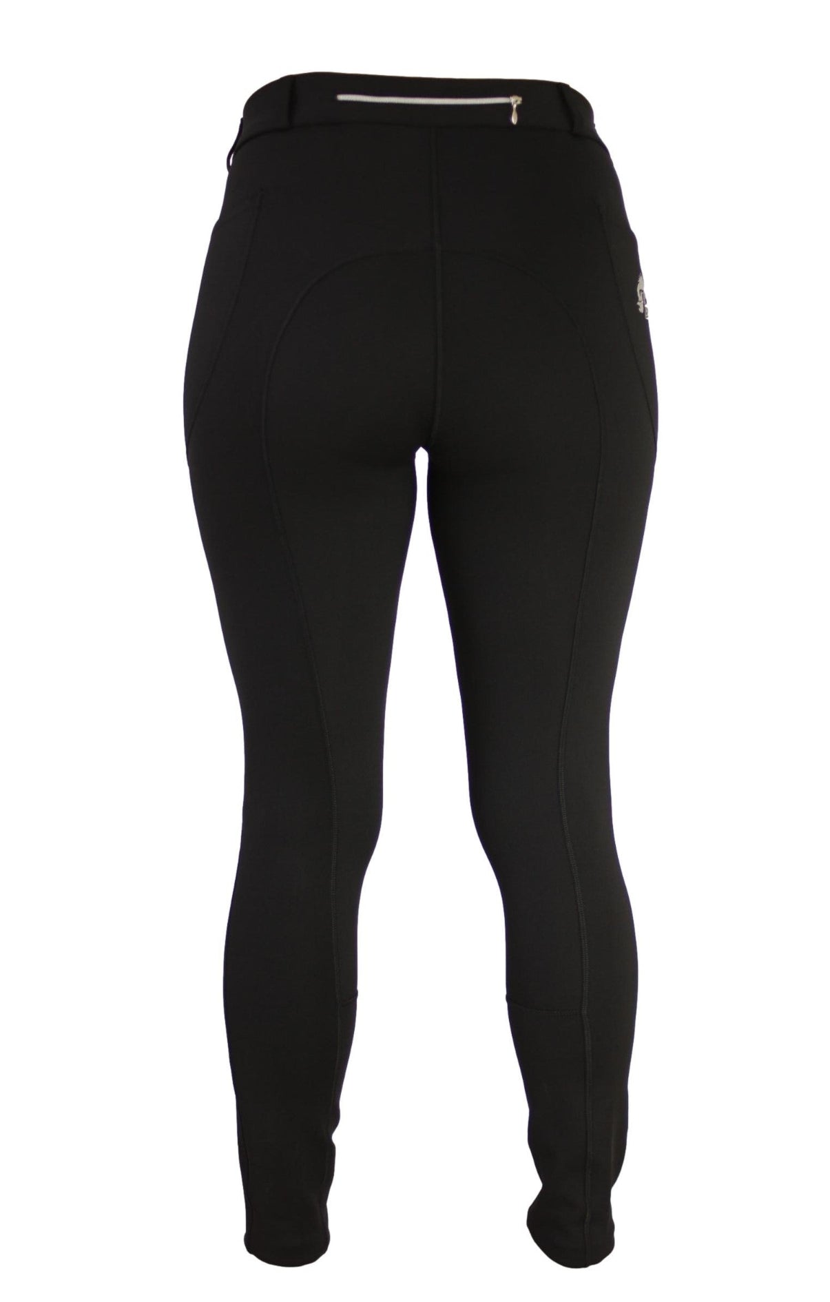 Winter riding tights in Black. With or Without Silicone Seat Grip