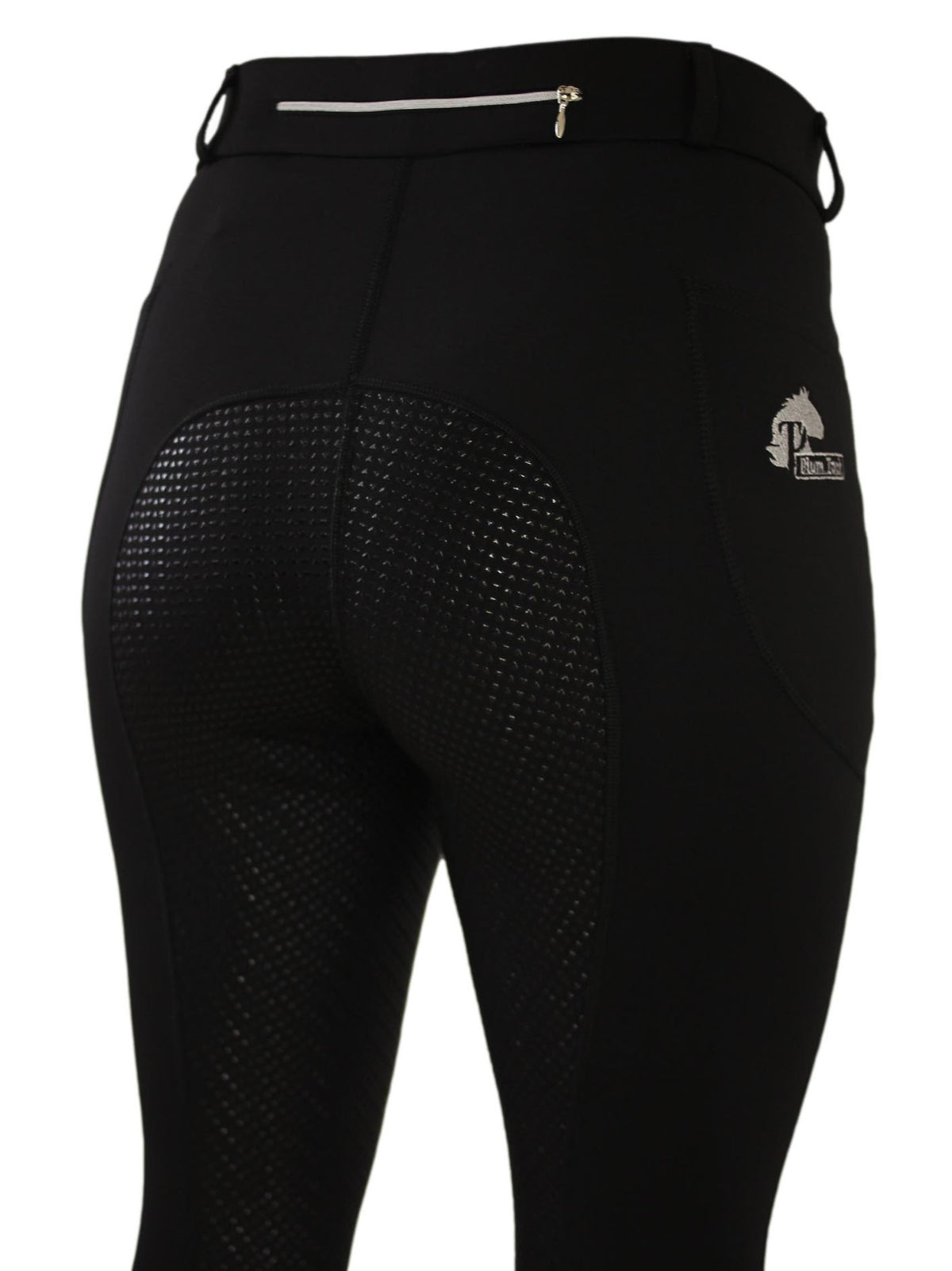 Winter riding tights in Black. With or Without Silicone Seat Grip