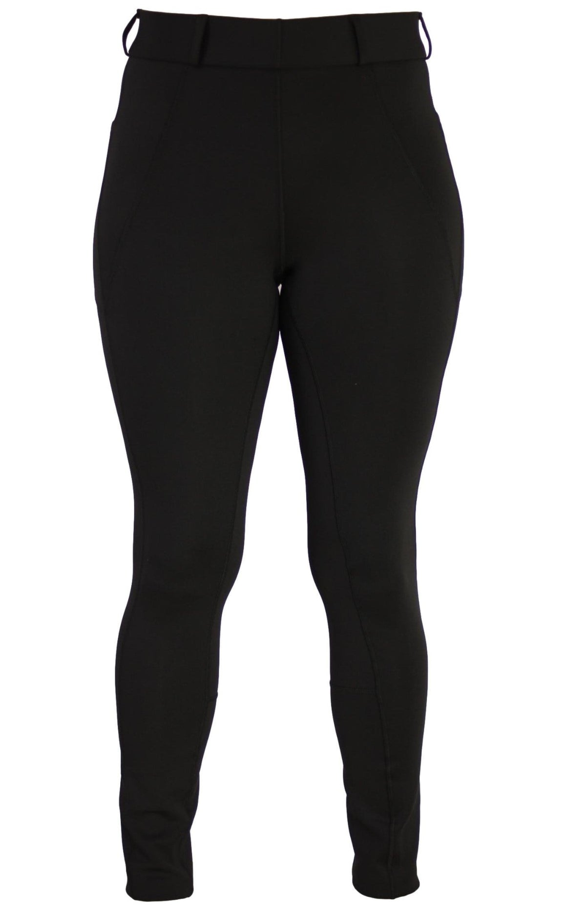 Winter riding tights in Black. With or Without Silicone Seat Grip