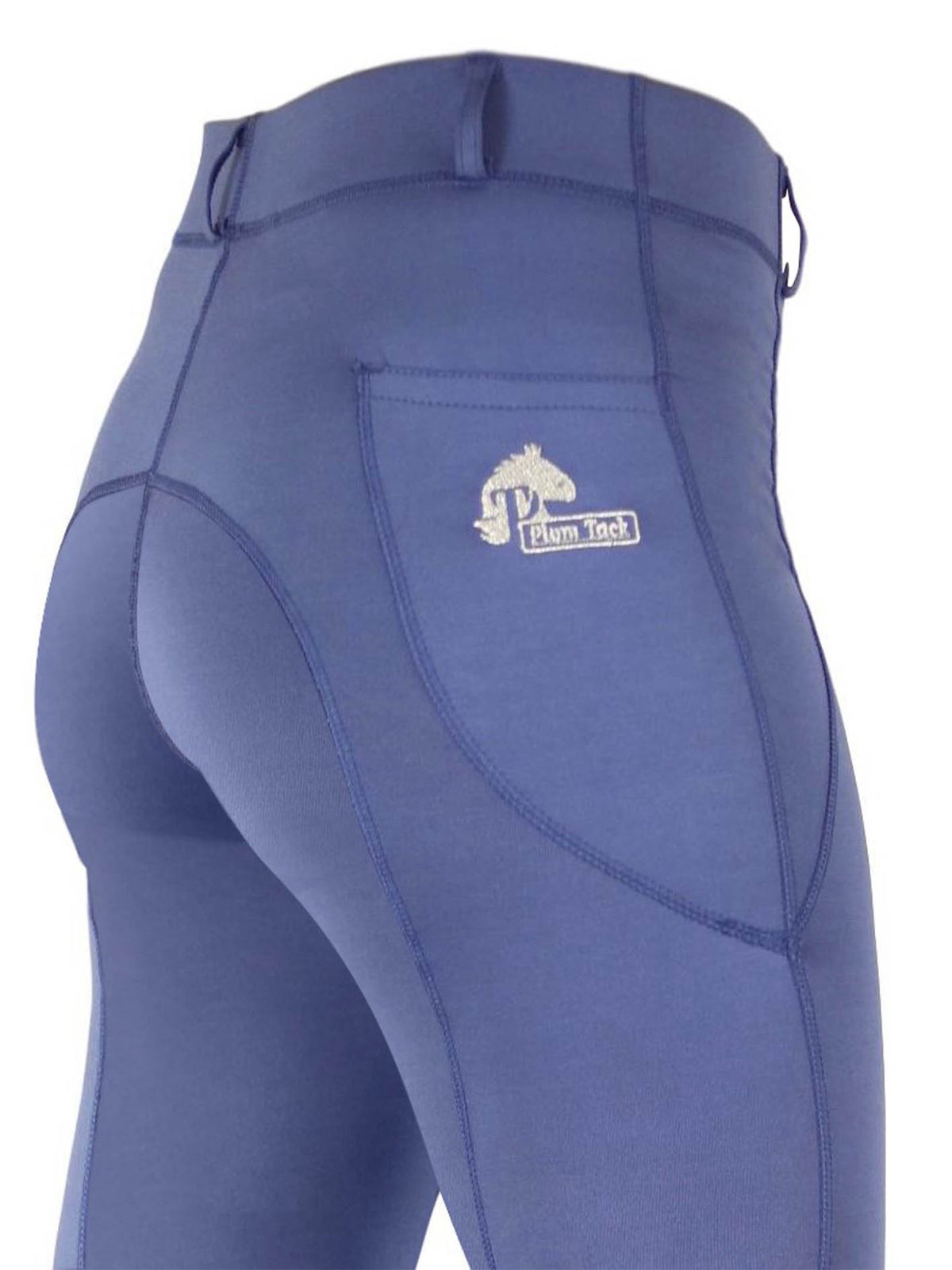 Riding tights in Dutch Blue - With or Without Silicone Seat