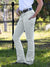Bootleg denim riding jeans in Vanilla Cream - Silicone options