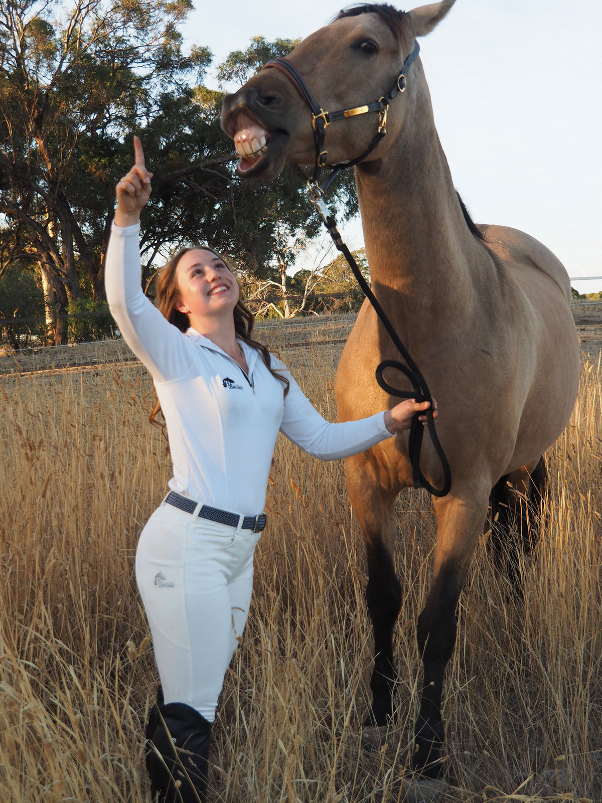 Vanilla Cream Denim Breeches