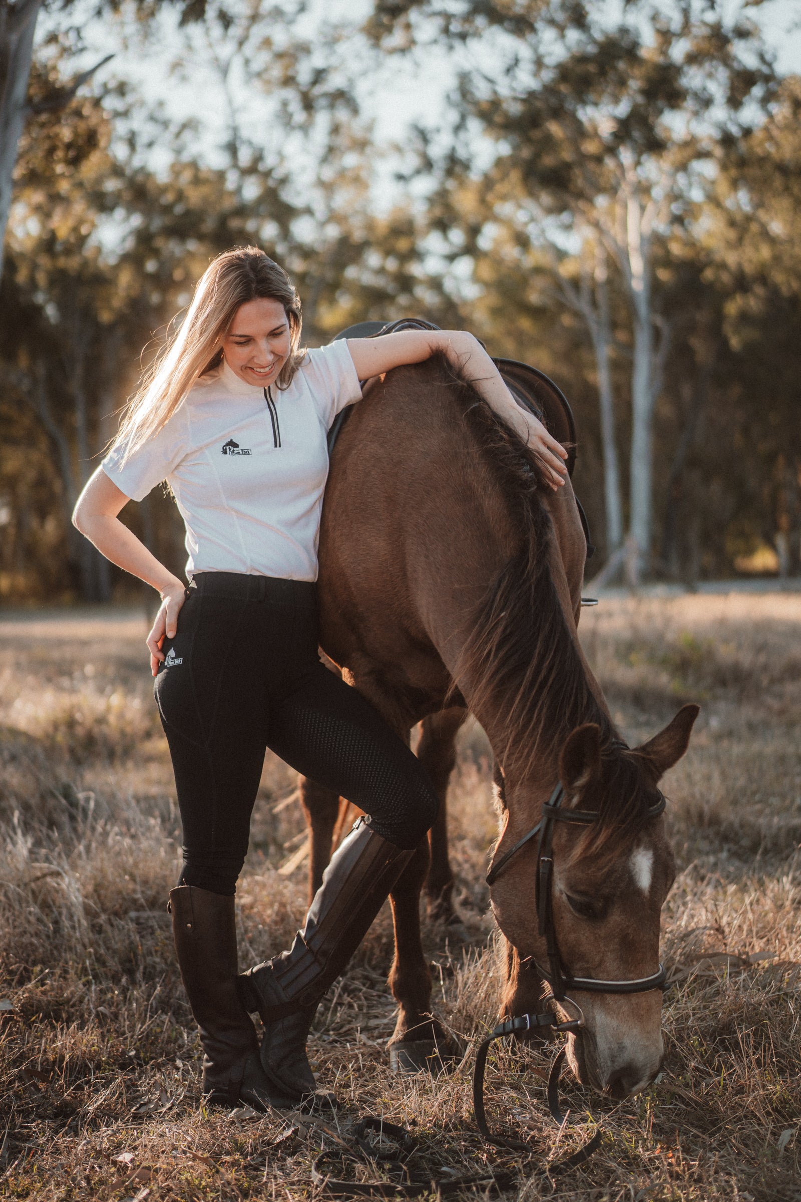 Riding tights in Black - With or Without Silicone Seat. You decide
