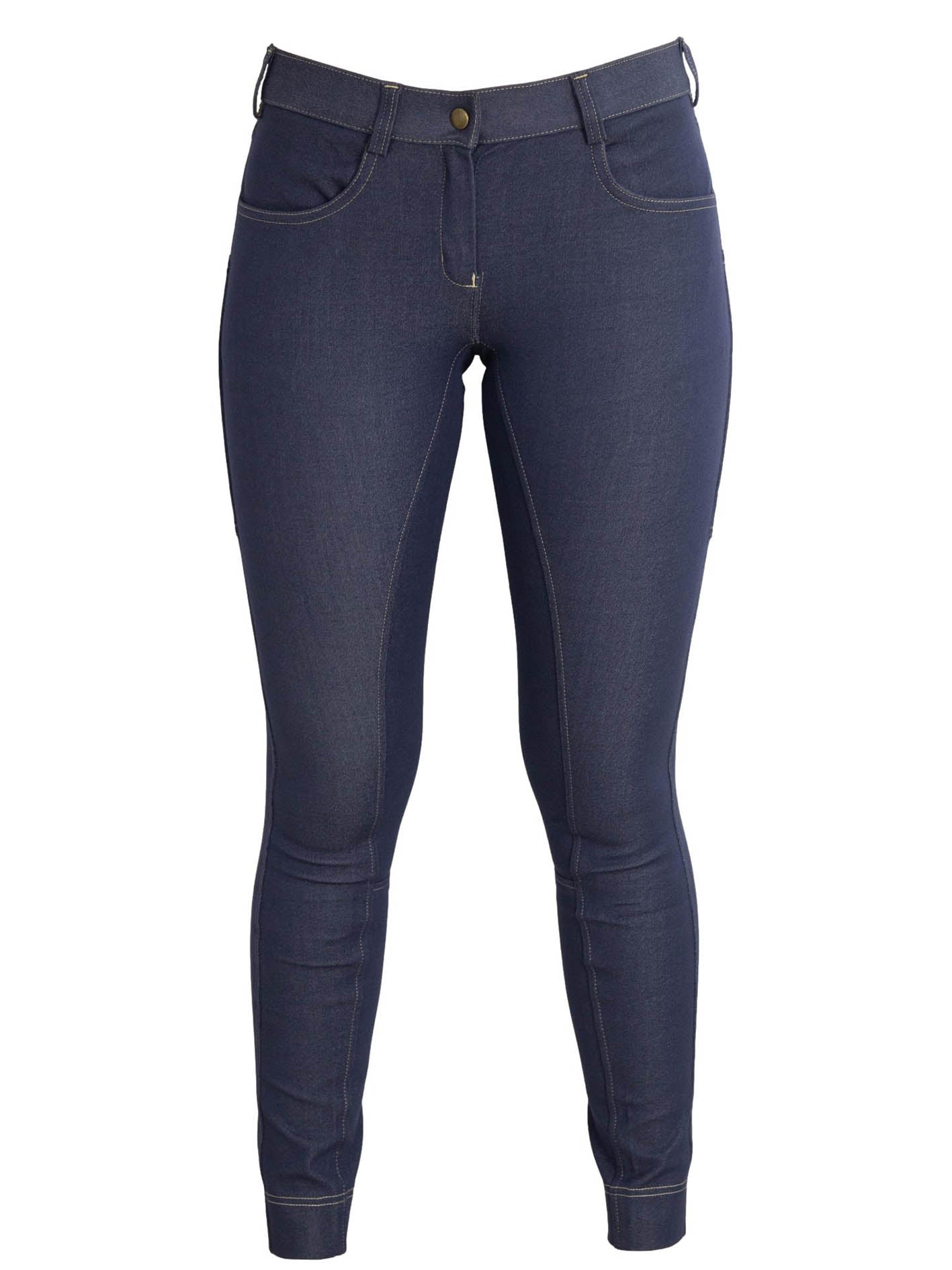 Denim Jodhpurs With or Without Silicone Seat