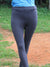Winter riding tights in Dark Smoke. With or Without Silicone Seat Grip