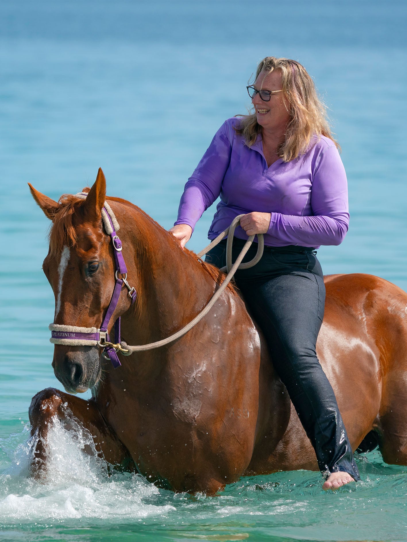 Bootleg Denim Riding Jeans – High Rise Comfort Waistband