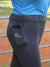Winter riding tights in Dark Smoke. With or Without Silicone Seat Grip