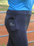 Winter riding tights in Dark Smoke. With or Without Silicone Seat Grip