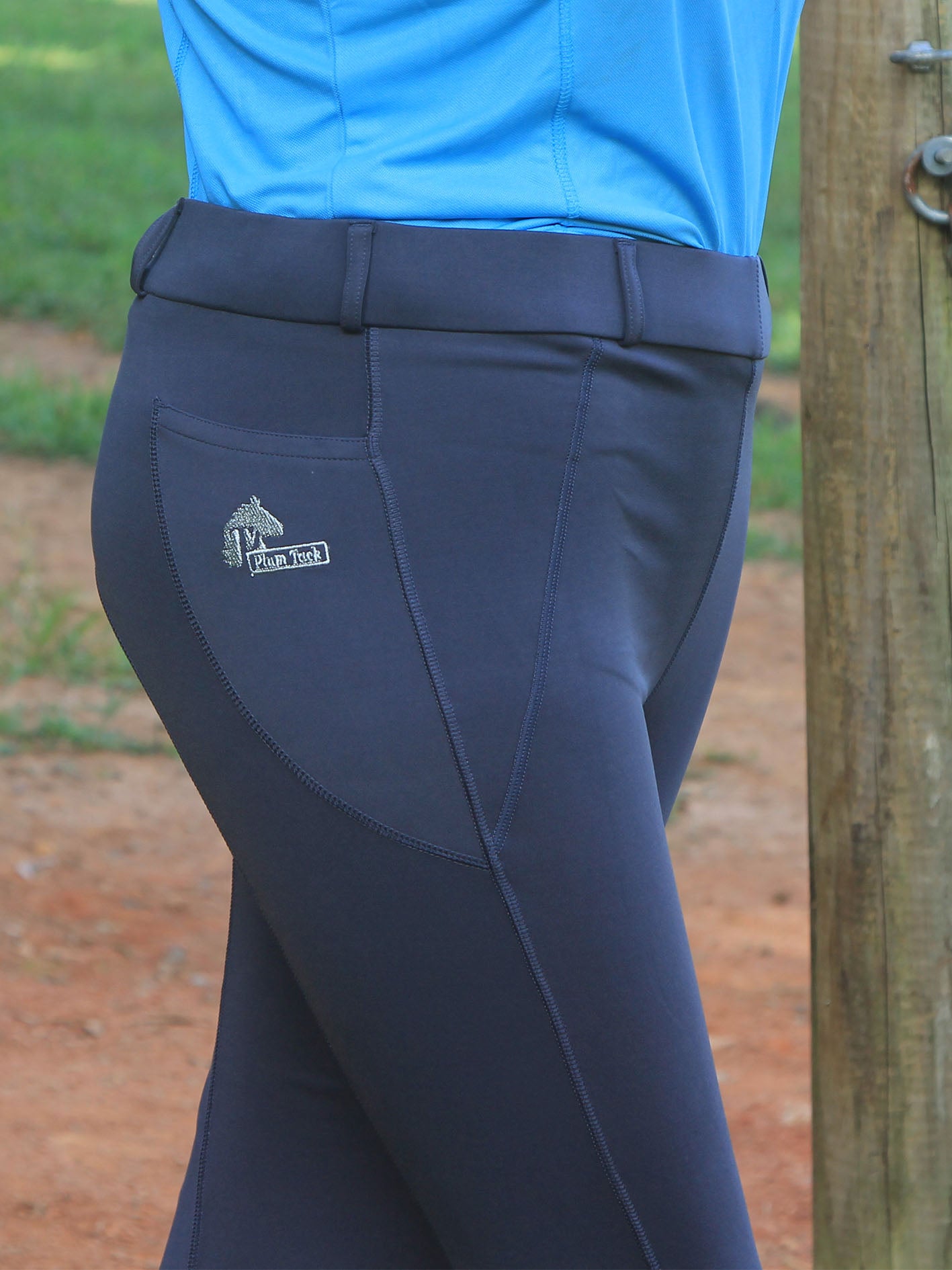 Winter riding tights in Dark Smoke. With or Without Silicone Seat Grip