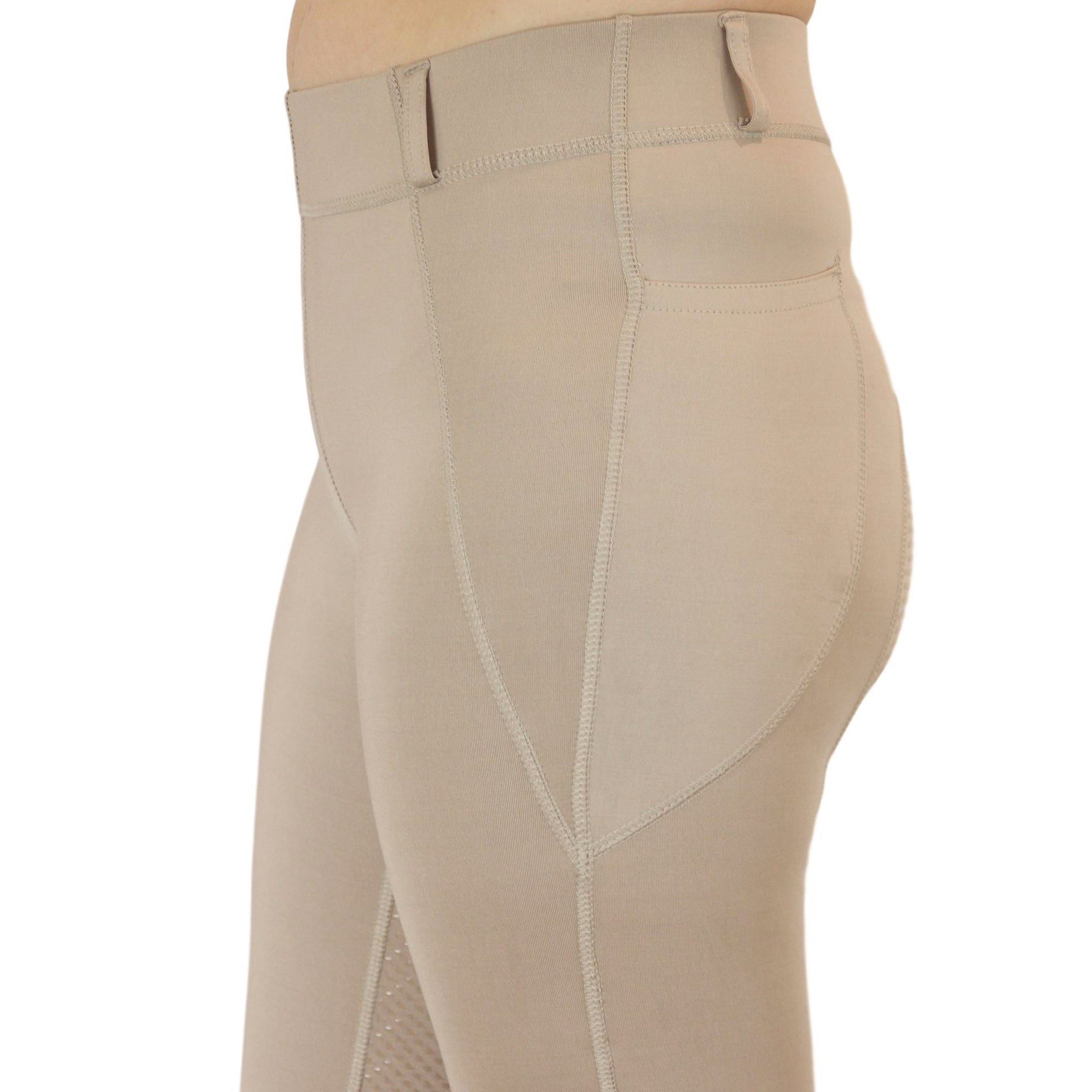 Beige riding tights, Sizes 6-28