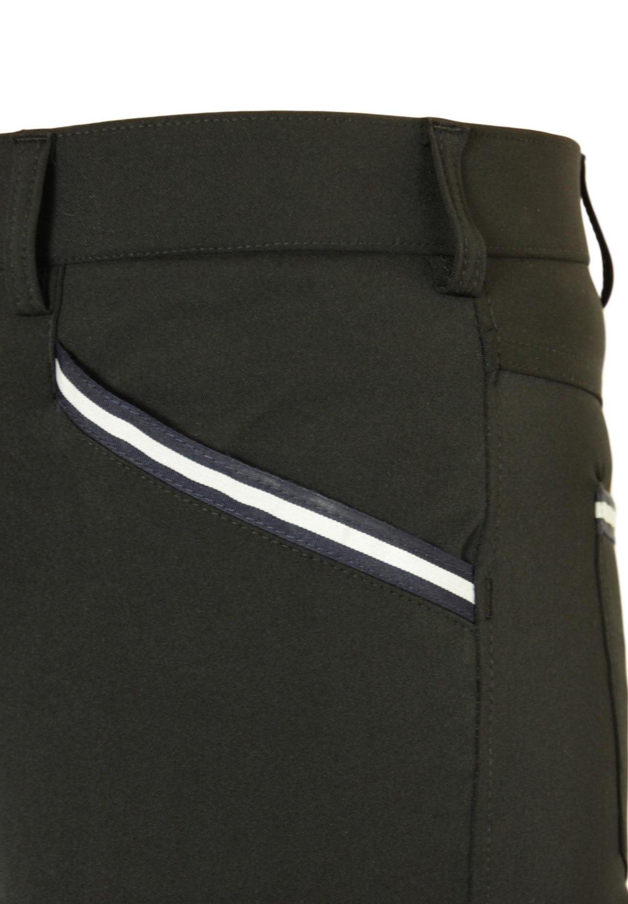 CoolMax Jodhpurs in sizes 6 to 28, in Black with Silicone seat grip