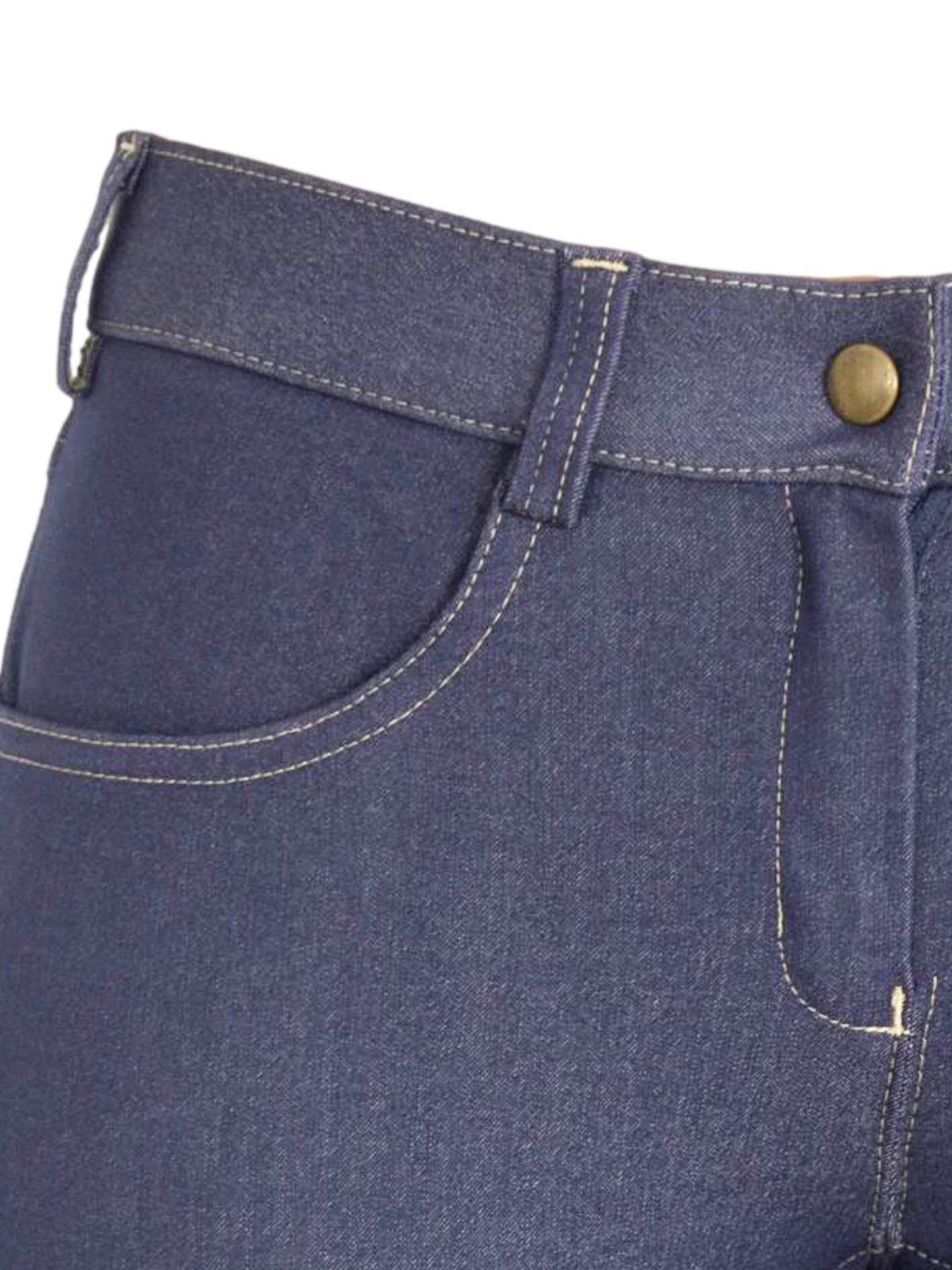 Jeans with no front clearance pockets