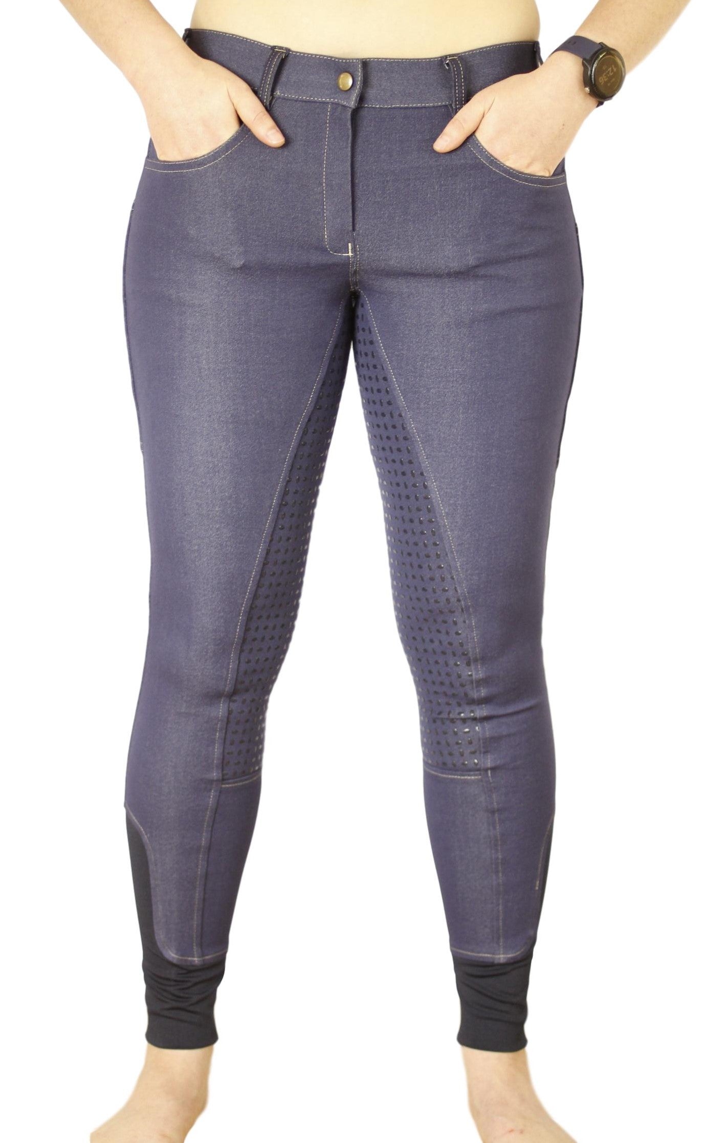 Denim Breeches With or Without Silicone Seat