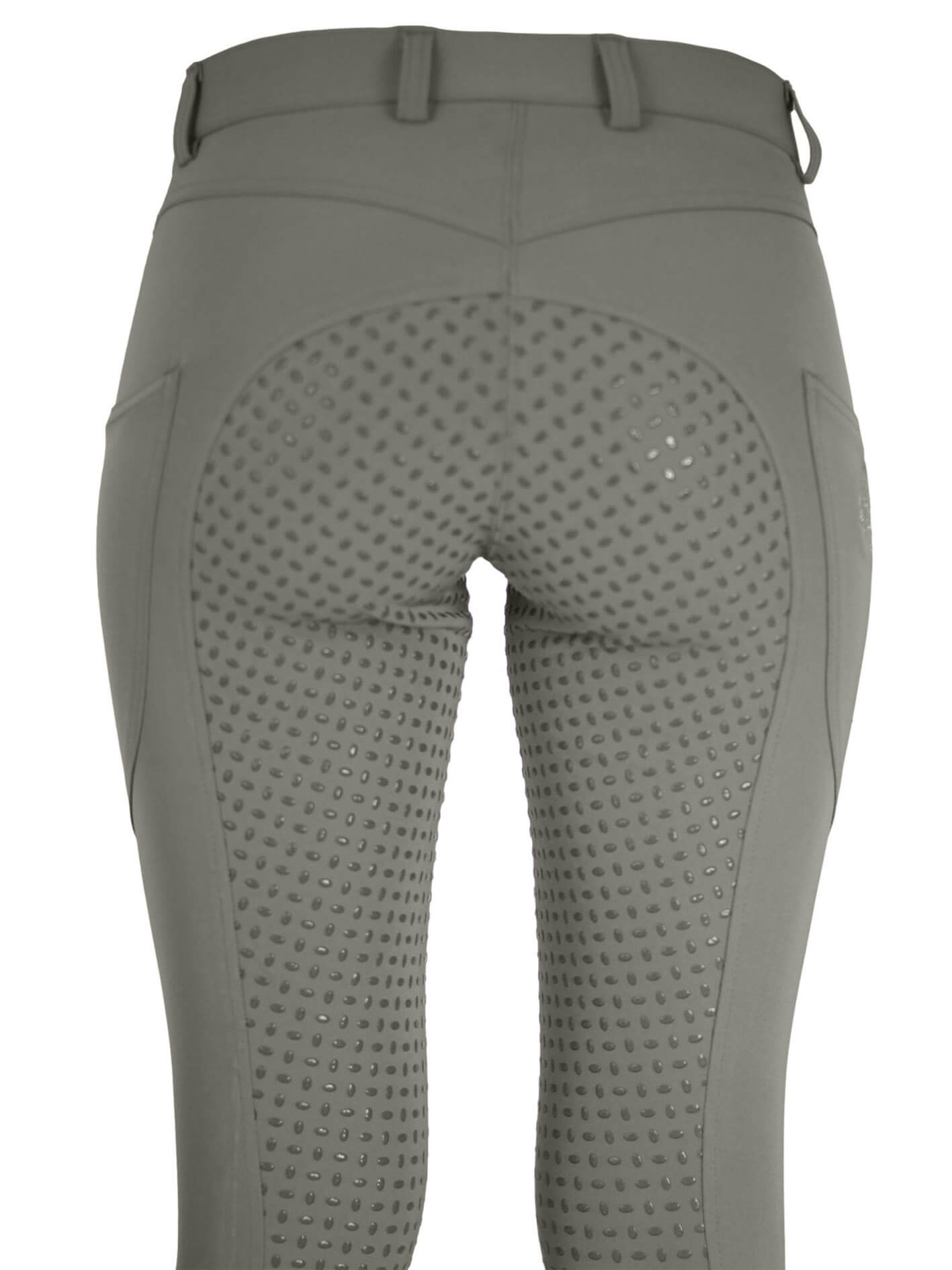 Grey CoolMax Breeches - With or without silicone grip seat