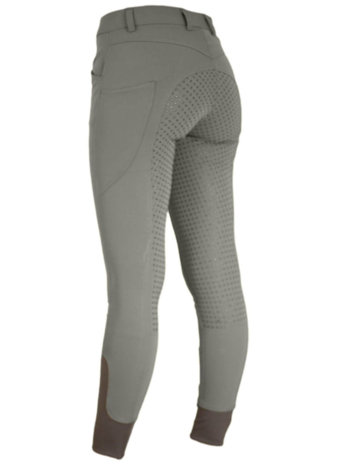 Grey CoolMax Breeches - With or without silicone grip seat