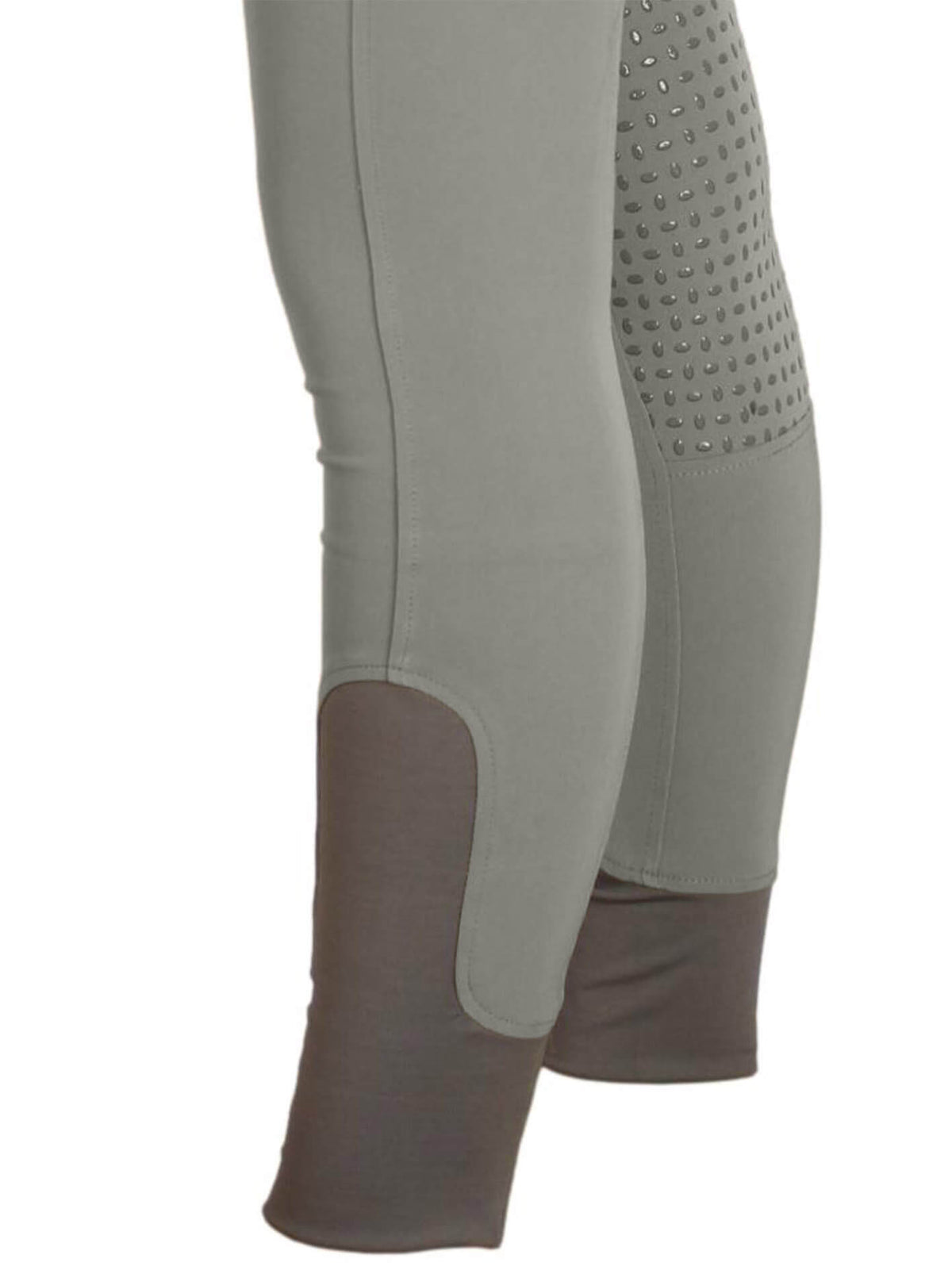 Grey CoolMax Breeches - With or without silicone grip seat