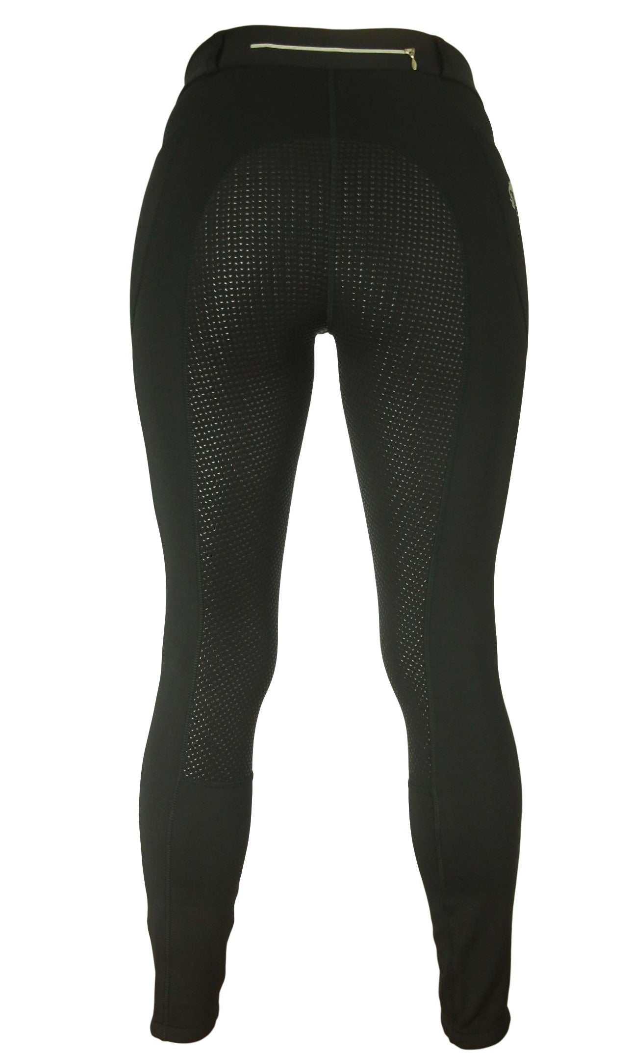 Winter riding tights in Black. With or Without Silicone Seat Grip