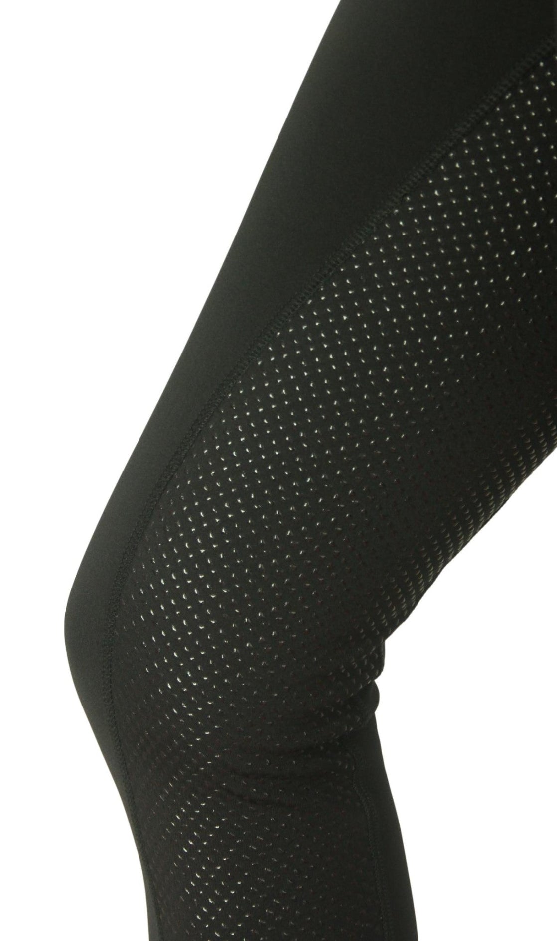 Winter riding tights in Black. With or Without Silicone Seat Grip