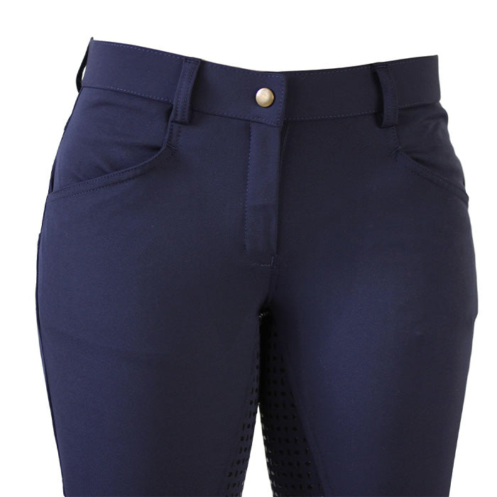 CoolMax Navy Breeches with NO Silicone