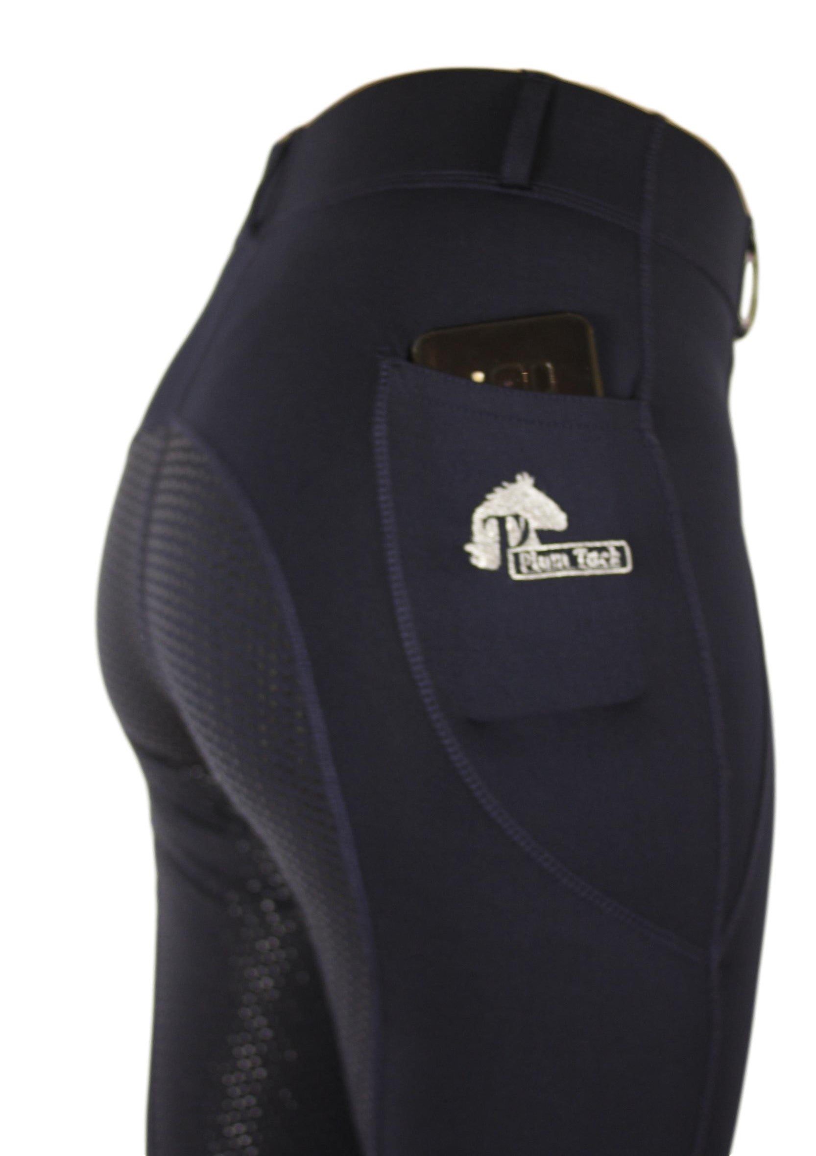 Riding tights in Navy - With or Without Silicone Seat