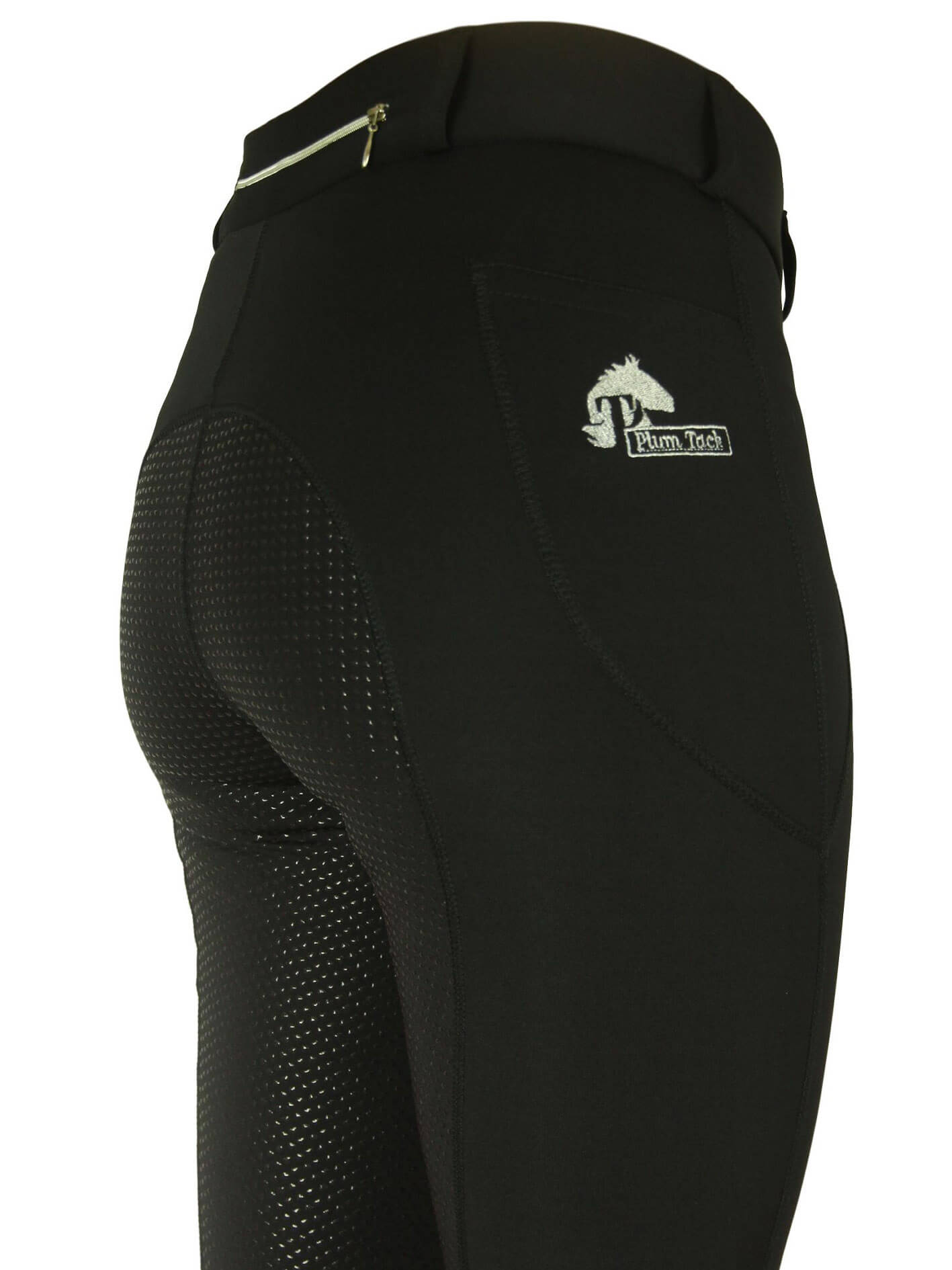 Spring Riding Tights in Navy with silicone grip seat - Plum Tack