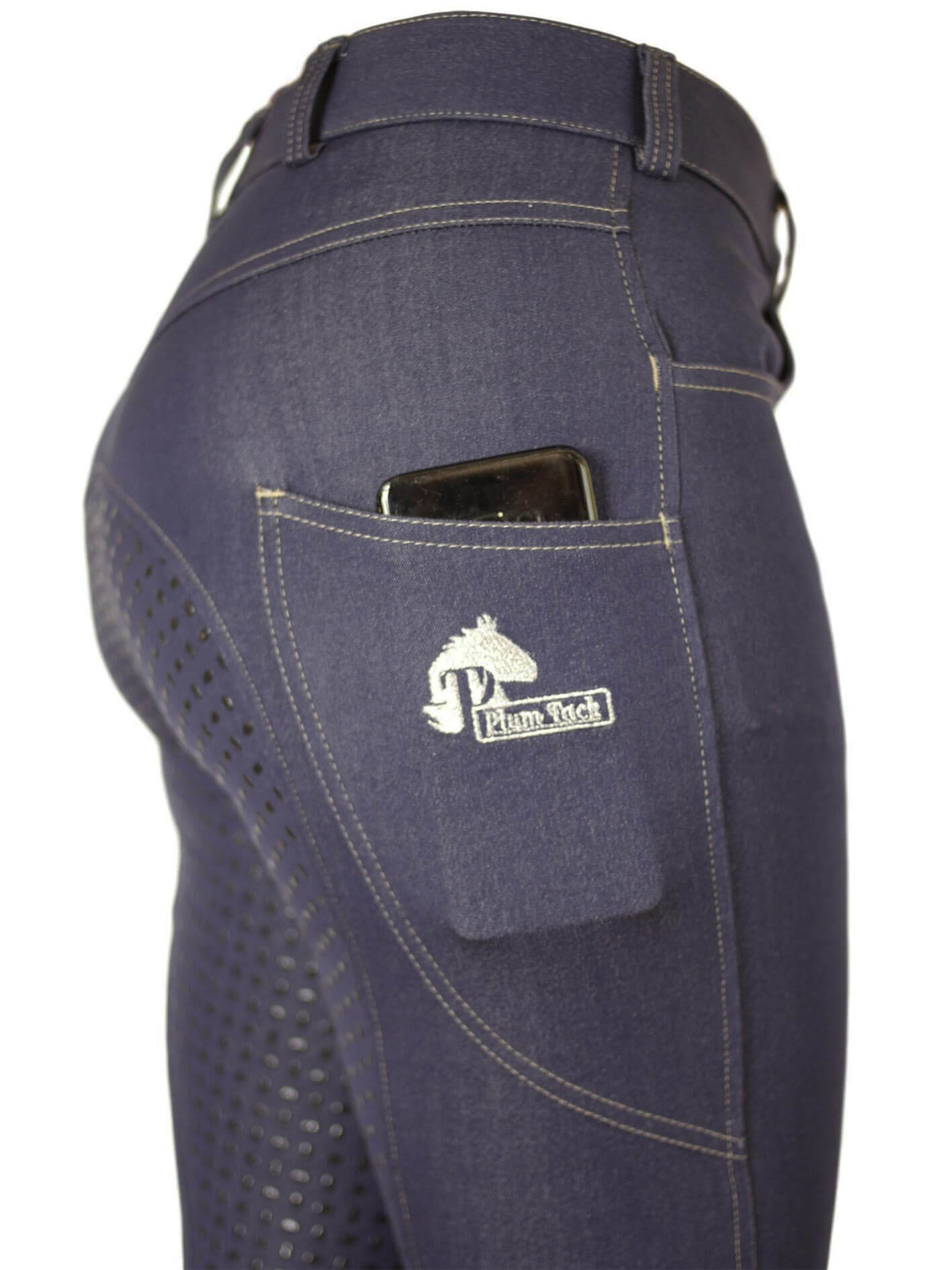 Denim Jodhpurs With or Without Silicone Seat