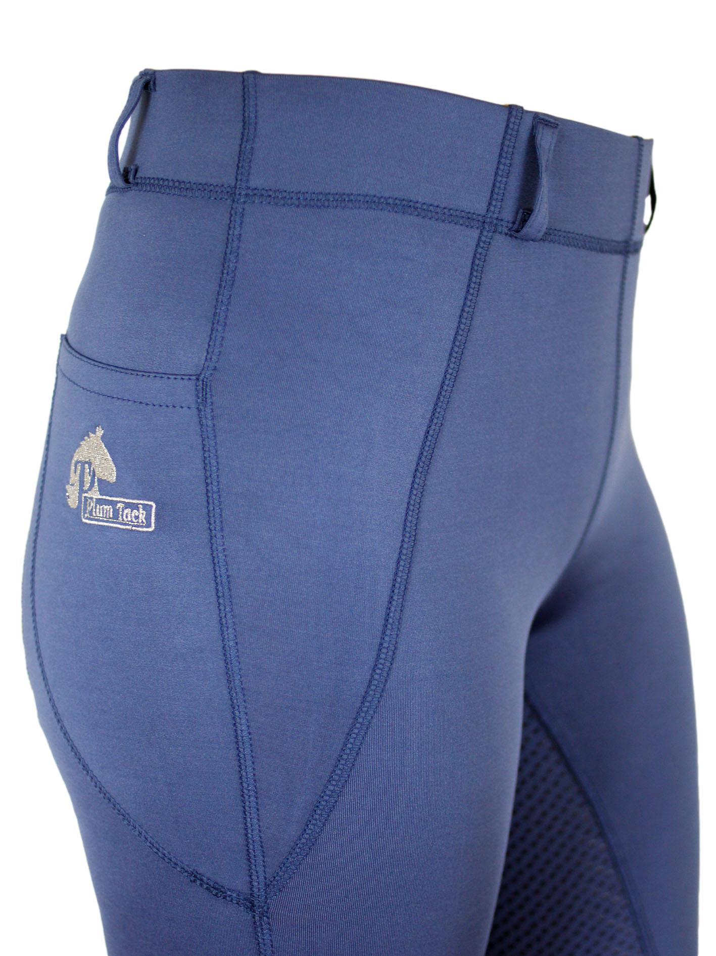 Riding tights in Dutch Blue - With or Without Silicone Seat