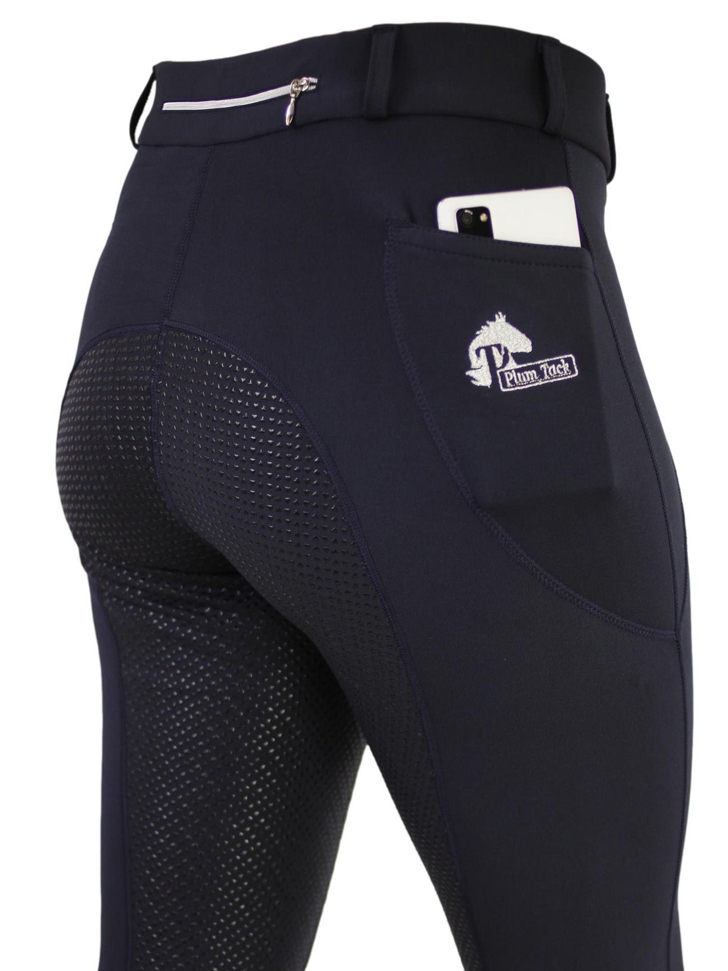 Winter riding tights in Navy. In sizes 6 to 28