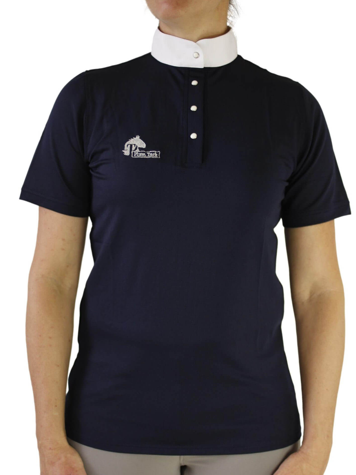 Plum Tack show shirt shown in a size 12